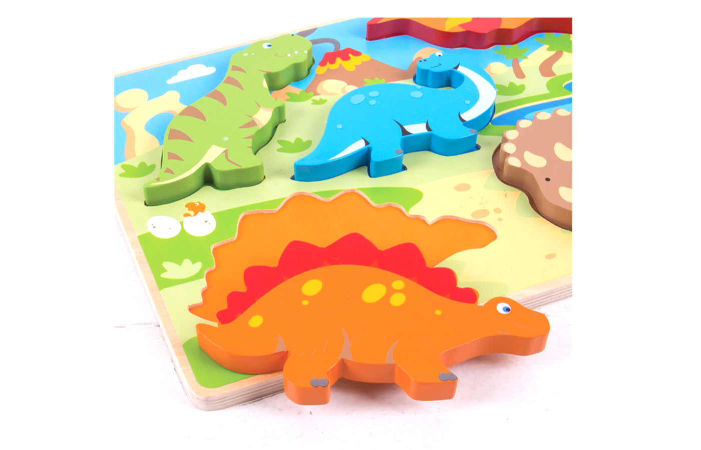 Inlegpuzzel - dinosaurussen