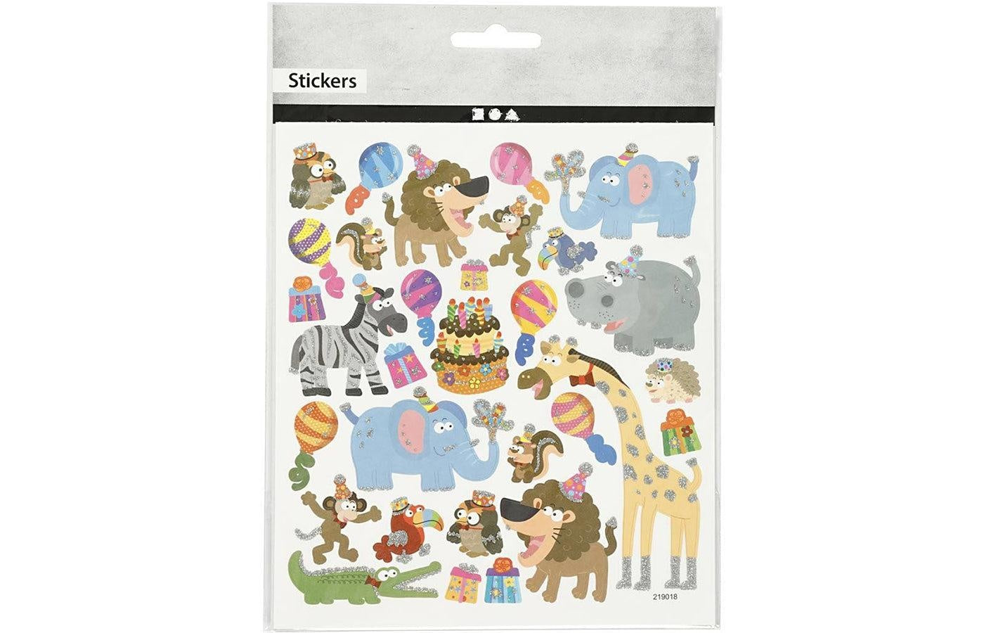 Stickers - dieren party
