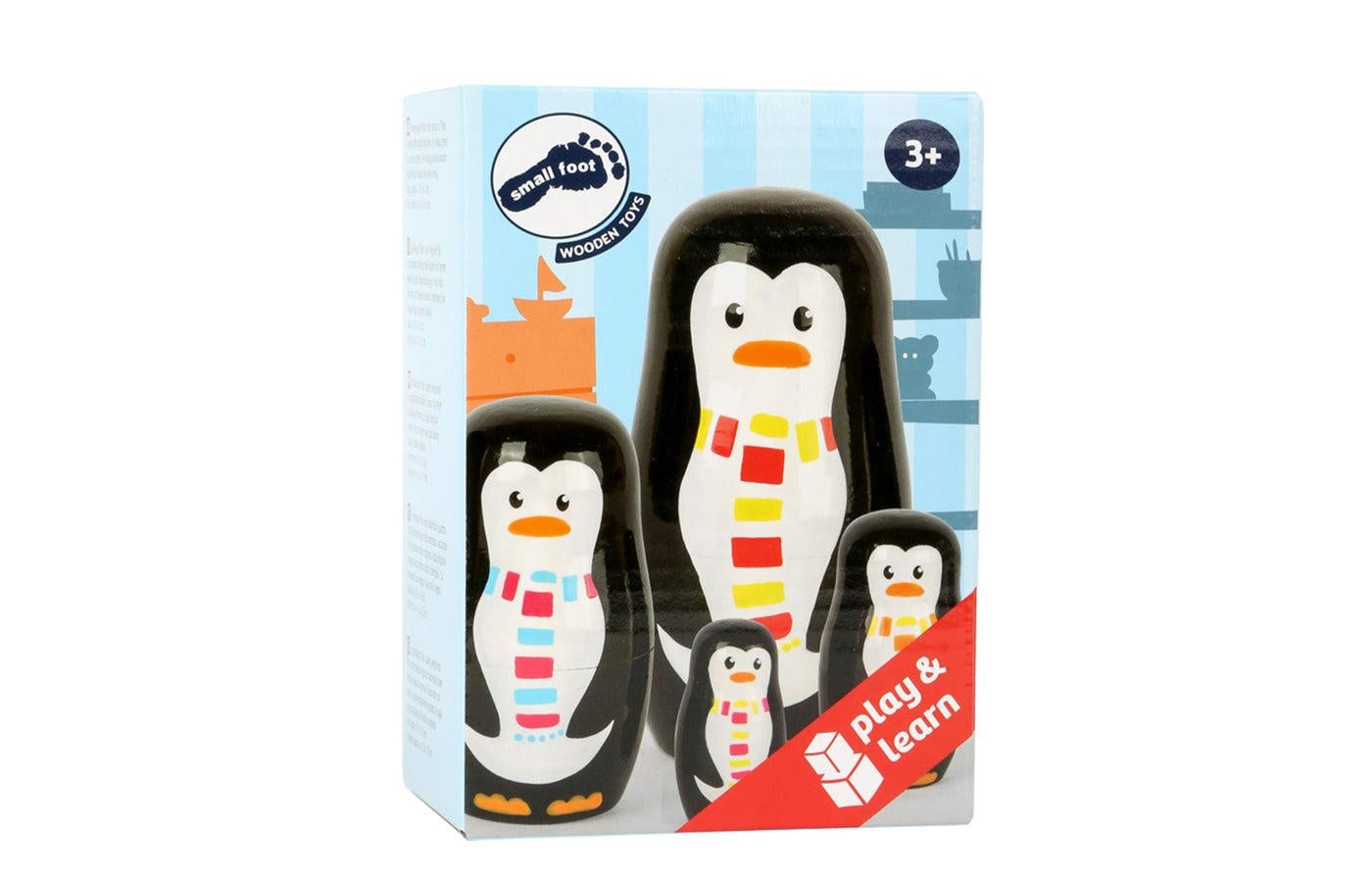Pinguïn familie - stapelspel