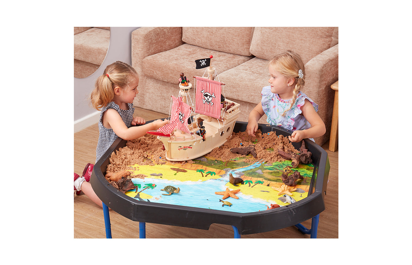 Playmate discovered table - Tuff Tray - treasure island – Houten  Onderwijsmateriaal