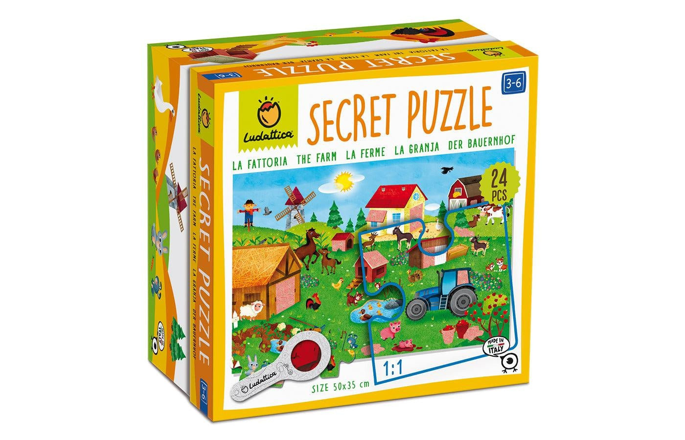 Geheimen puzzel - boerderij