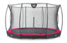 Inground trampoline with safety net (round)